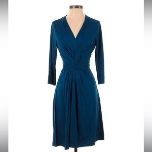 Banana Republic Issa London Blue Wrap Dress